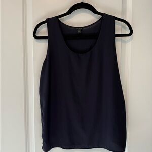 Ann Taylor Navy Sleeveless Top